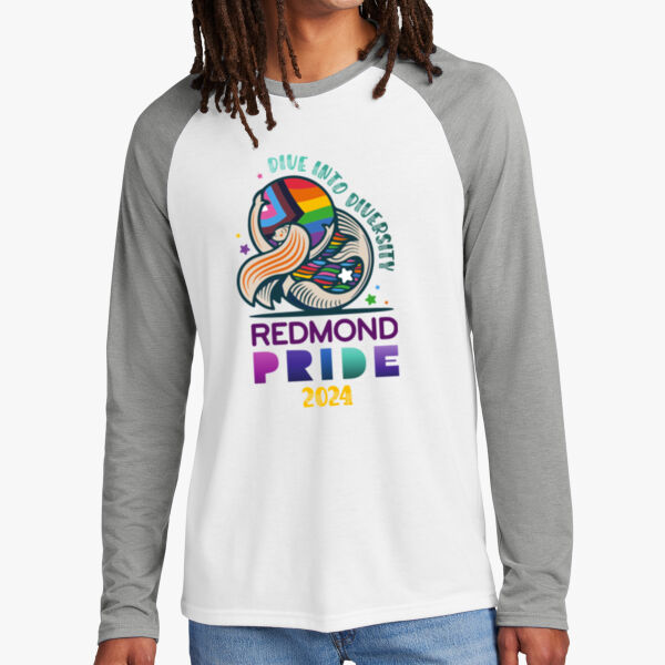 Unisex Tri Blend Long Sleeve Colorblock Raglan Thumbnail